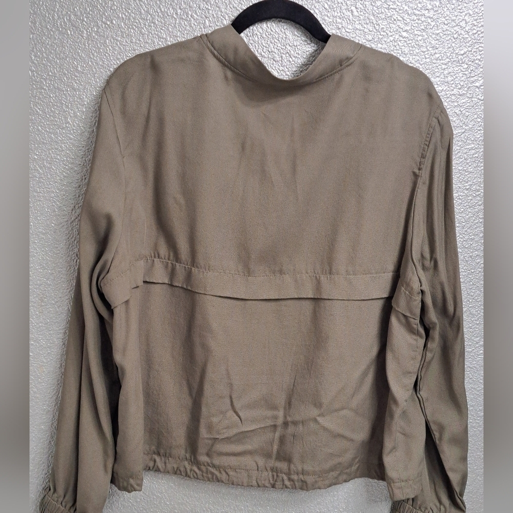 Addition Elle Olive Green Zip Up Jacket    Size 1X - Picture 13 of 13